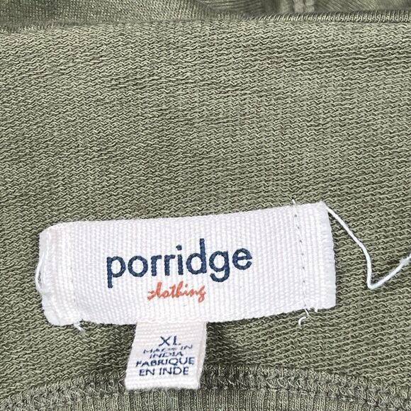 PORRIDGE Anthropologie Hooded Sweatshirt Women's Size XL Green (Moss) NWT - Picture 8 of 10